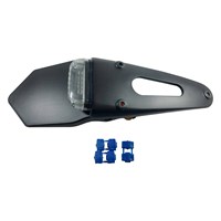 UNIVERSAL REAR LED TAIL LIGHT ENDURO STYLE WITH CLEAR LENS (HOMOLOGATED)